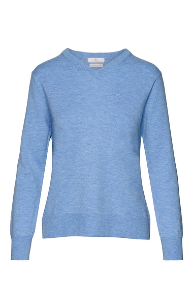 Ladies Merino V Neck