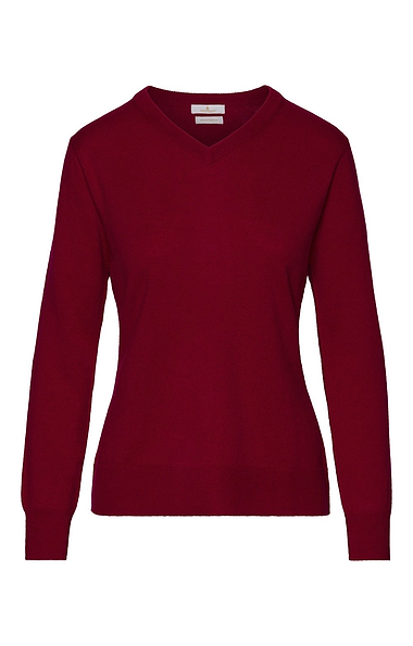 Ladies Merino V Neck