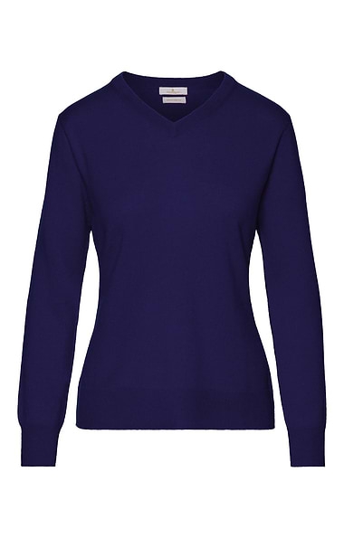 Ladies Merino V Neck