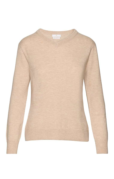 Ladies Merino V Neck