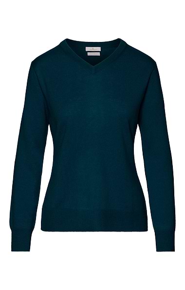 Ladies Merino V Neck