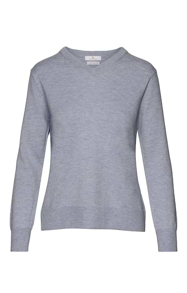 Ladies Merino V Neck