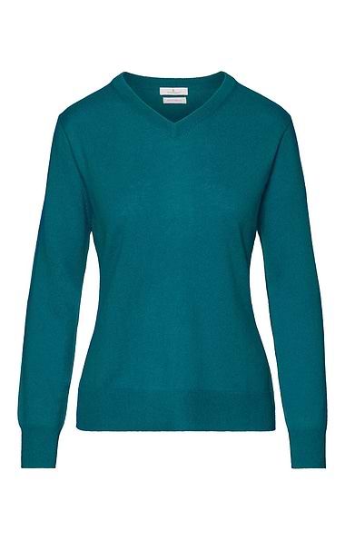 Ladies Merino V Neck