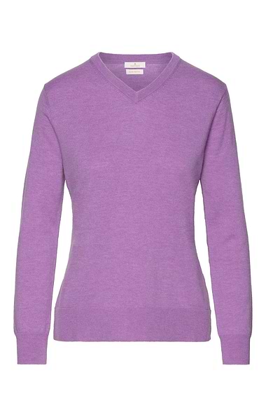 Ladies Merino V Neck
