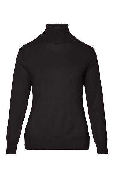 Ladies Merino Roll Neck