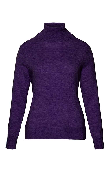 Ladies Merino Roll Neck