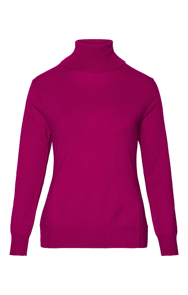 Ladies Merino Roll Neck