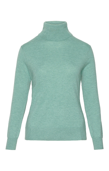 Ladies Merino Roll Neck