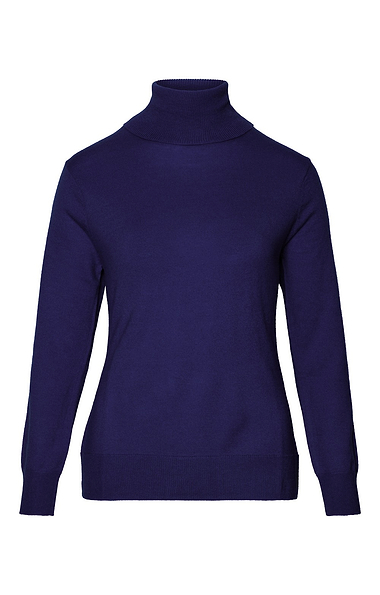 Ladies Merino Roll Neck