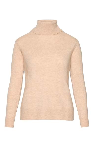 Ladies Merino Roll Neck
