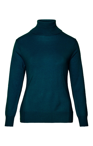 Ladies Merino Roll Neck