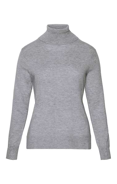Ladies Merino Roll Neck