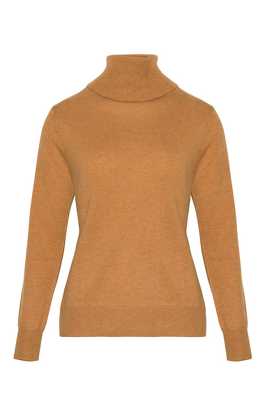 Ladies Merino Roll Neck