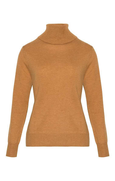 Ladies Merino Roll Neck