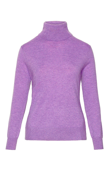 Ladies Merino Roll Neck