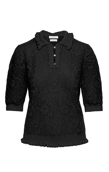Ladies House of Bruar Lacy Cashmere Shirt