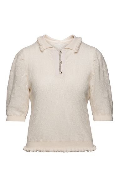 Ladies House of Bruar Lacy Cashmere Shirt