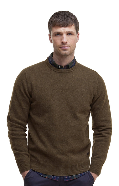 Men's Barbour Essential Patch Crew Neck Sweater