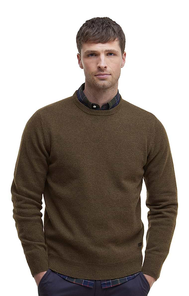 Men's Barbour Essential Patch Crew Neck Sweater