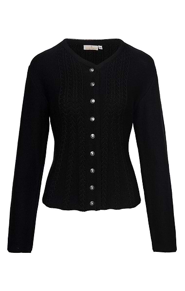 Ladies Cable Back Cardigan