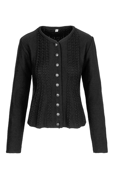 Ladies Cable Back Cardigan