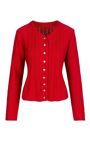 Ladies Cable Back Cardigan