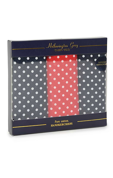 XL Spot Hankies 3 pack