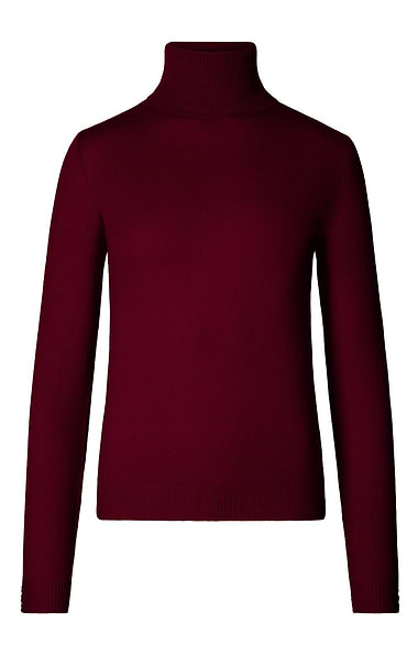 Ladies Cashmere Roll Neck