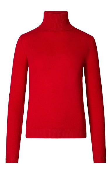 Ladies Cashmere Roll Neck