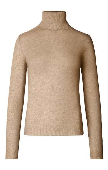 Ladies Cashmere Roll Neck