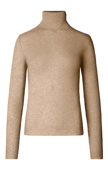 Ladies Cashmere Roll Neck