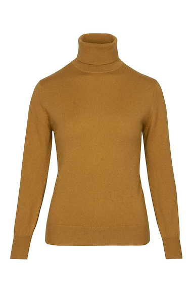 Ladies Cashmere Roll Neck