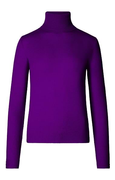 Ladies Cashmere Roll Neck