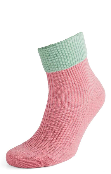 Ladies Cashmere Contrast Sock