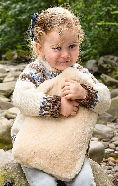 Sheepskin Hot Water Bottle Cover