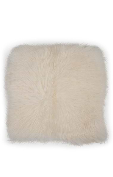 Square Sheepskin Cushion