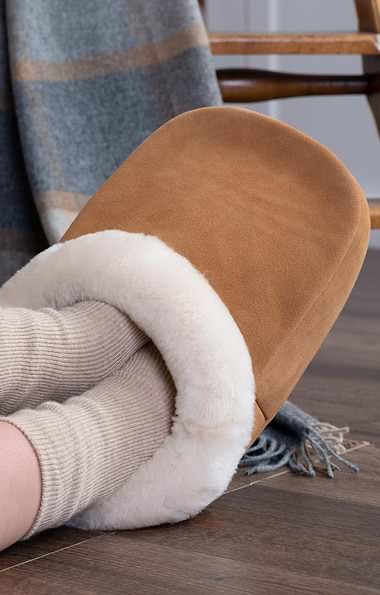 Unisex Sheepskin Foot Warmer