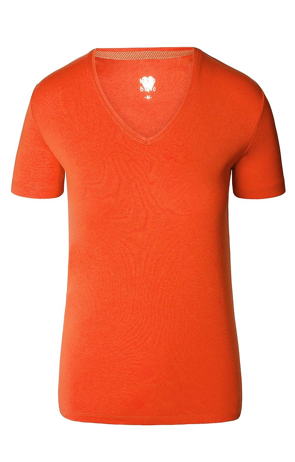 Ladies Plain V Neck Short Sleeved Tee
