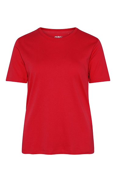 Ladies Plain Short Sleeve Crew Neck