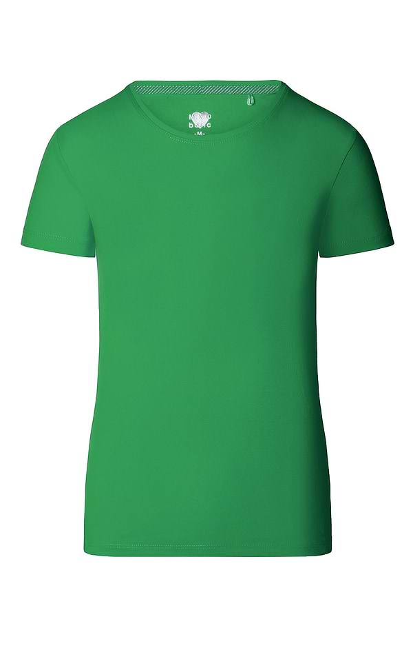 Ladies Plain Short Sleeve Crew Neck