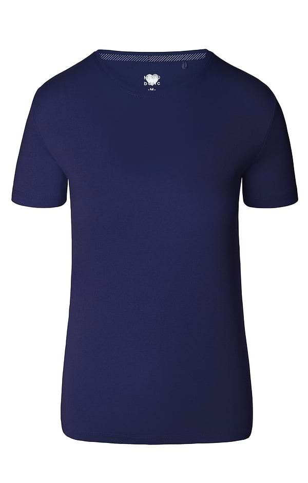 Ladies Plain Short Sleeve Crew Neck