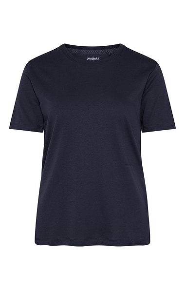 Ladies Plain Short Sleeve Crew Neck