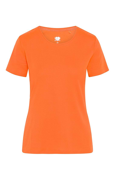 Ladies Plain Short Sleeve Crew Neck