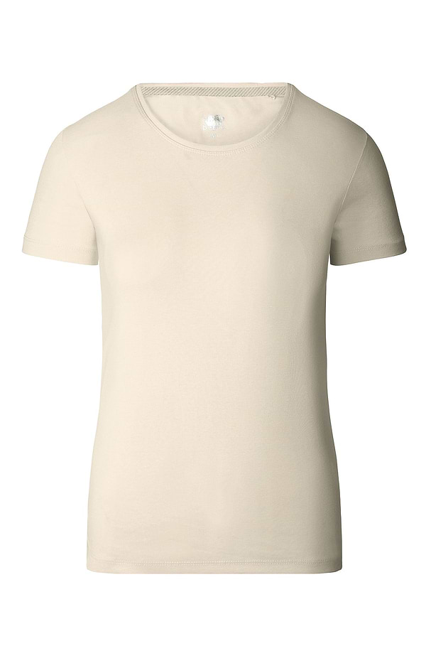 Ladies Plain Short Sleeve Crew Neck