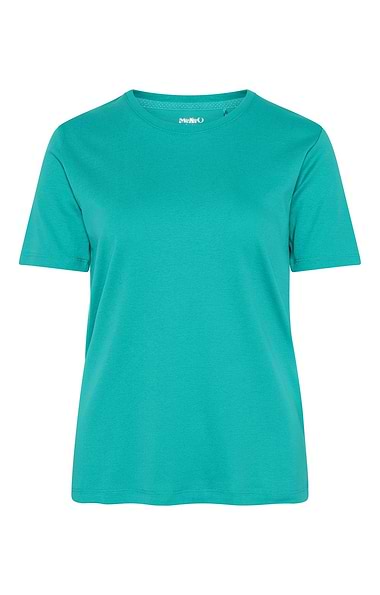 Ladies Plain Short Sleeve Crew Neck
