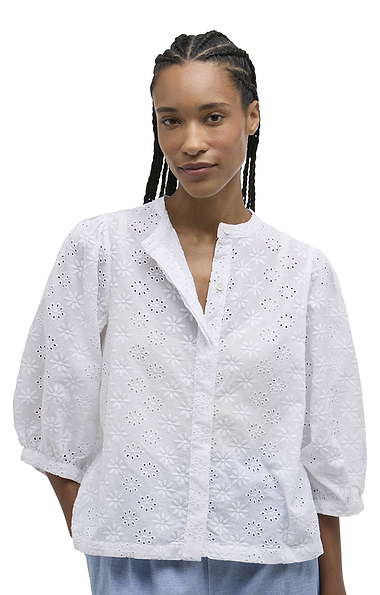 Ladies Barbour Layla Broderie Anglaise Top