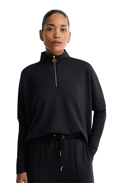 Ladies Barbour International Kemora 1/2 Zip Sweater