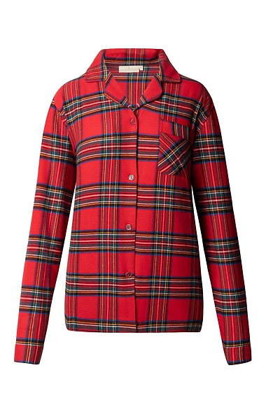Ladies Brushed Cotton Flannel Pyjamas