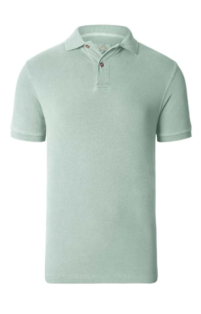 Men's Vintage Sulphur Washed Polo Shirt