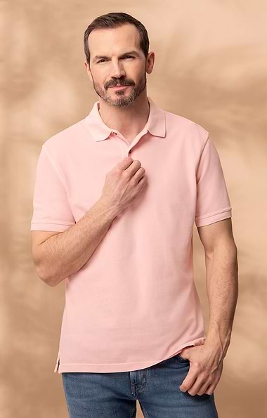 Men's Vintage Sulphur Washed Polo Shirt